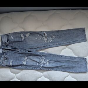 PISTOLA Distressed Blue Jeans